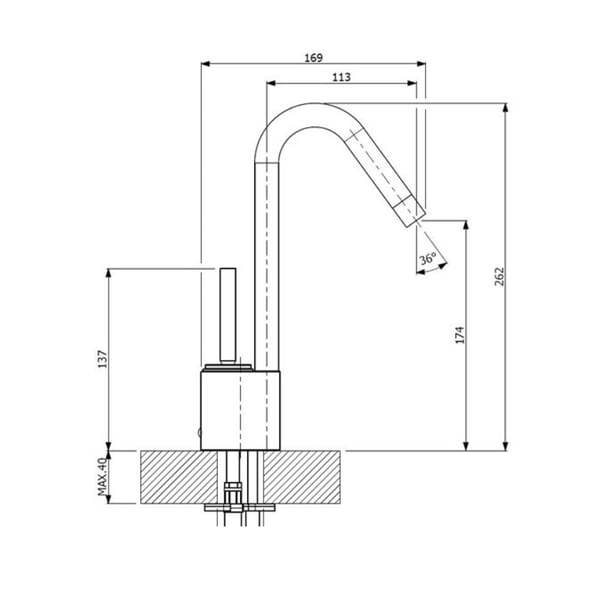 Μπαταρία νιπτήρος Natura